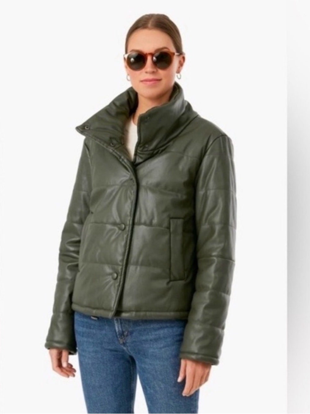 TUCKERNUCK Pomander Place Ralph Leather Puffer Coat